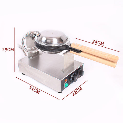 Commercial Electric Egg Puff Bubble Cake Waffle Egg Maker Machine Nonstick V201-FCA0378SI8AU