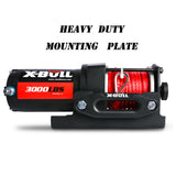 X-BULL Electric Winch 12V Wireless 3000lbs/1360kg Synthetic Rope BOAT ATV 4WD V211-AUEB-AXEW002