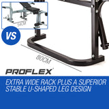 PROFLEX 7in1 Weight Bench Press Multi-Station Home Gym Leg Curl Equipment Set V219-FTNWTBHPFAB3C