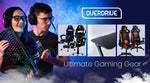 OVERDRIVE Gaming Desk 120cm PC Table Setup Computer Black Carbon Fiber Look V219-FURGAMOVDAD23