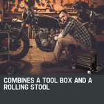 BULLET Rolling Tool Box Stool Mechanic Creeper Toolbox Seat Cushion Garage Tray V219-TOLBOXBULAS66