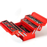 BULLET 118pc Tool Kit Box Set Metal Spanner Socket Organizer Household Toolbox V219-TOLKITBULAS1R