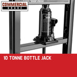 Baumr-AG 10 Tonne Hydraulic Shop Press Workshop Jack Bending Stand H-Frame V219-TOLPRSBMRA10T