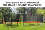 UP-SHOT 16ft Replacement Trampoline Safety Pad Padding Orange V219-TRMPADUPSA6OR