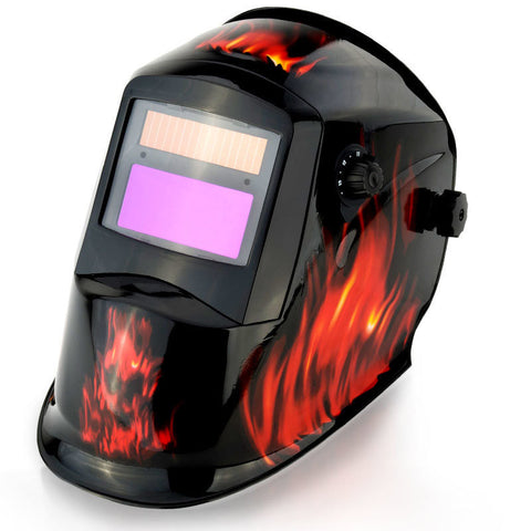 ROSSI Solar Auto Darkening Welding Helmet Mask MIG/ARC/TIG Welder Machine V219-WH8000-FIRE