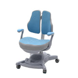 Height Adjustable Children Kids Ergonomic Study Desk Chair Set 120cm Blue AU V255-002-508BLUE