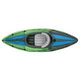 Intex Sports Challenger K1 Inflatable Kayak 1 Seat Floating Boat Oars River Lake 68305NP V255-68305NP