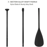 Alloy Adjustable 2-part SUP Paddle Stand Up Paddle Board Edge Guard 160-215cm Single V255-ALLOYPADDLE-SINGLE