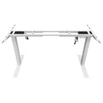 Standing Desk Height Adjustable Sit Stand Motorised Dual Motors Frame White Only V255-FRAME-DMW