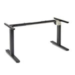 Standing Desk Height Adjustable Sit Stand Motorised Single Motor Frame Black Only V255-FRAME-SMB