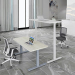 Standing Desk Height Adjustable Sit Stand Motorised Single Motor Frame Only Grey V255-FRAMESMGREY