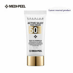 Medi-peel Premium Active Silky Sun Cream 50ml SPF50+ PA+++ Peptide Waterproof V255-MEDISILKY