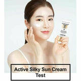 Medi-peel Premium Active Silky Sun Cream 50ml SPF50+ PA+++ Peptide Waterproof V255-MEDISILKY