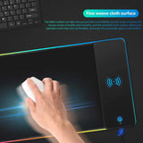 RGB Wireless 15W Oversized Charger Mouse Pad 800x300 MM Gaming Mouse Pad V255-MPAD-RGB15W