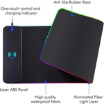 RGB Wireless 15W Oversized Charger Mouse Pad 800x300 MM Gaming Mouse Pad V255-MPAD-RGB15W