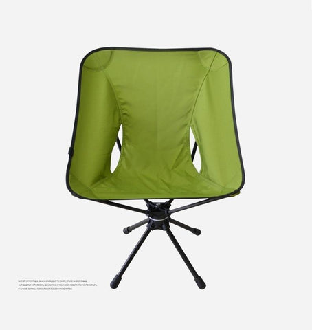 Outdoor Hiking Camping Beach Portable Folding Swivel Chair Carry Bag Green V255-SWIVEL-GR