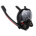 Snorkel Mask Safe Double Breathing System Full Face Snorkeling Anti Leak/Fog AU Small V255-YX-K3-BLACK-SM