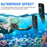 Snorkel Mask Safe Double Breathing System Full Face Snorkeling Anti Leak/Fog AU Small V255-YX-K3-BLACK-SM