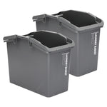 Nplastic 2 Set Dark Grey Stackable Multipurpose Laundry Basket V274-FT-NP-SLB2P-DGY
