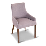 Tuberose Dining Chair Fabric Seat Solid Acacia Timber Wood Furniture - Grey V315-V-ROM-09-MKII