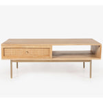 Martina Coffee Table 115cm Solid Mango Timber Wood Rattan Furniture V315-VOD-RAPH-05