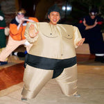 SUMO Fancy Dress Inflatable Suit -Fan Operated Costume V63-306611