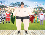 SUMO Fancy Dress Inflatable Suit -Fan Operated Costume V63-306611