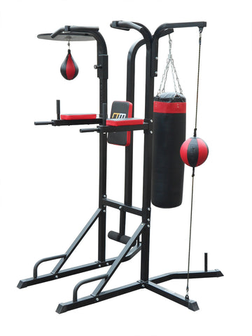 Power Boxing Station Stand Gym Speed Ball Punching Bag V63-766435