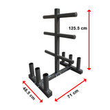 Olympic Weight Tree Bar Rack Holder Storage V63-766605