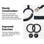 Gym Rings Hoop Gymnastic Exercise Training Fit V63-766635