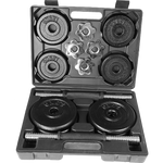 20kg Black Dumbbell Set with Carrying Case V63-770425