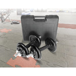 20kg Black Dumbbell Set with Carrying Case V63-770425