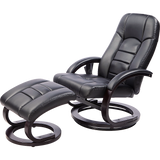 PU Leather Massage Chair Recliner Ottoman Lounge Remote V63-771945