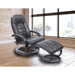 PU Leather Massage Chair Recliner Ottoman Lounge Remote V63-771945