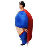 Super Hero Fancy Dress Inflatable Suit - Fan Operated Costume V63-784285