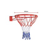 Pro Size Wall Mounted Basketball Hoop Ring Goal Net Rim Dunk Shooting Outdoor V63-823851