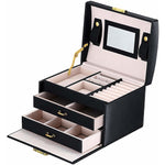 Jewellery Storage Box Girls Rings Necklaces Display Organiser Storage Case V63-826111