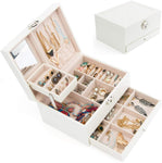 Jewellery Storage Box Girls Rings Necklaces Display Organiser Storage Case V63-826121