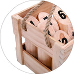 Number Toss Wooden Set Outdoor Games with Carry Case V63-826811