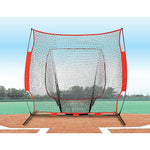 Portable Baseball Training Net Stand Softball Practice Sports Tennis V63-827091