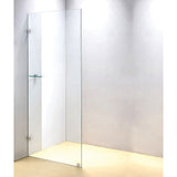 700 x 2000mm Frameless 10mm Safety Glass Shower Screen V63-828861