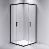 800 x 800mm Sliding Door Nano Safety Glass Shower Screen By Della Francesca V63-829421