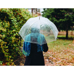 5x Clear Transparent Rain Walking Umbrella Parasol PVC Dome Wedding Party Favour V63-831651