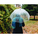 5x Clear Transparent Rain Walking Umbrella Parasol PVC Dome Wedding Party Favour V63-831651