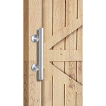 12" Barn Door Handle Sliding Flush Pull Wood Door Gate Hardware Stainless Steel V63-831851