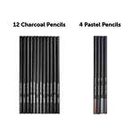 Art Sketch Pencils Oil Drawing Colouring Graphite Charcoal Pencil Set 72pcs/set V63-831871