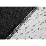 230x200cm Floor Rugs Large Shaggy Rug Area Carpet Bedroom Living Room Mat - Black V63-832191