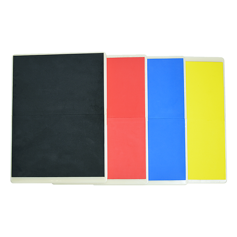 Martial Arts Supply Rebreakable Board Taekwondo, MMA, Karate-Set: Yellow, Blue, Red & Black V63-833261