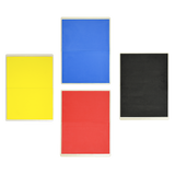 Martial Arts Supply Rebreakable Board Taekwondo, MMA, Karate-Set: Yellow, Blue, Red & Black V63-833261