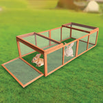 Chicken coop LARGE Run Guinea Pig Cage Villa Extension Rabbit hutch house pen V63-833451